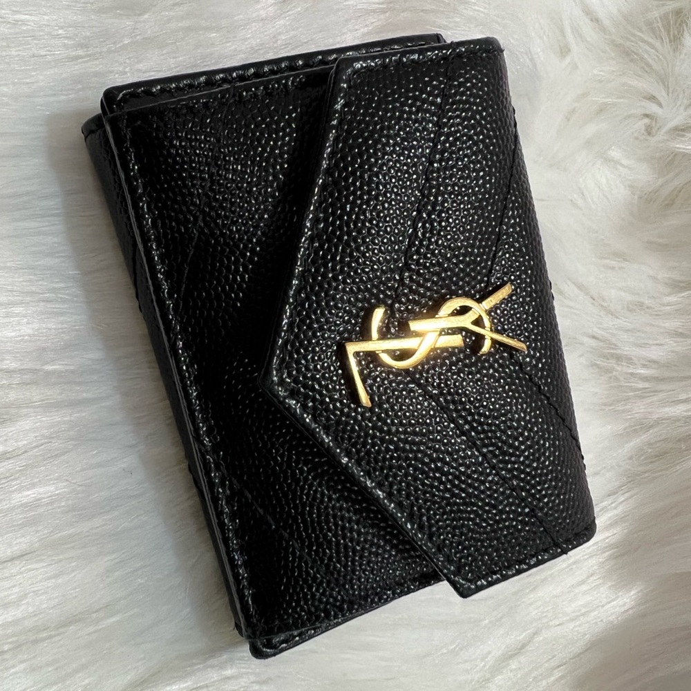 Monogram Tiny In Grain De Poudre Embossed Leather Wallet